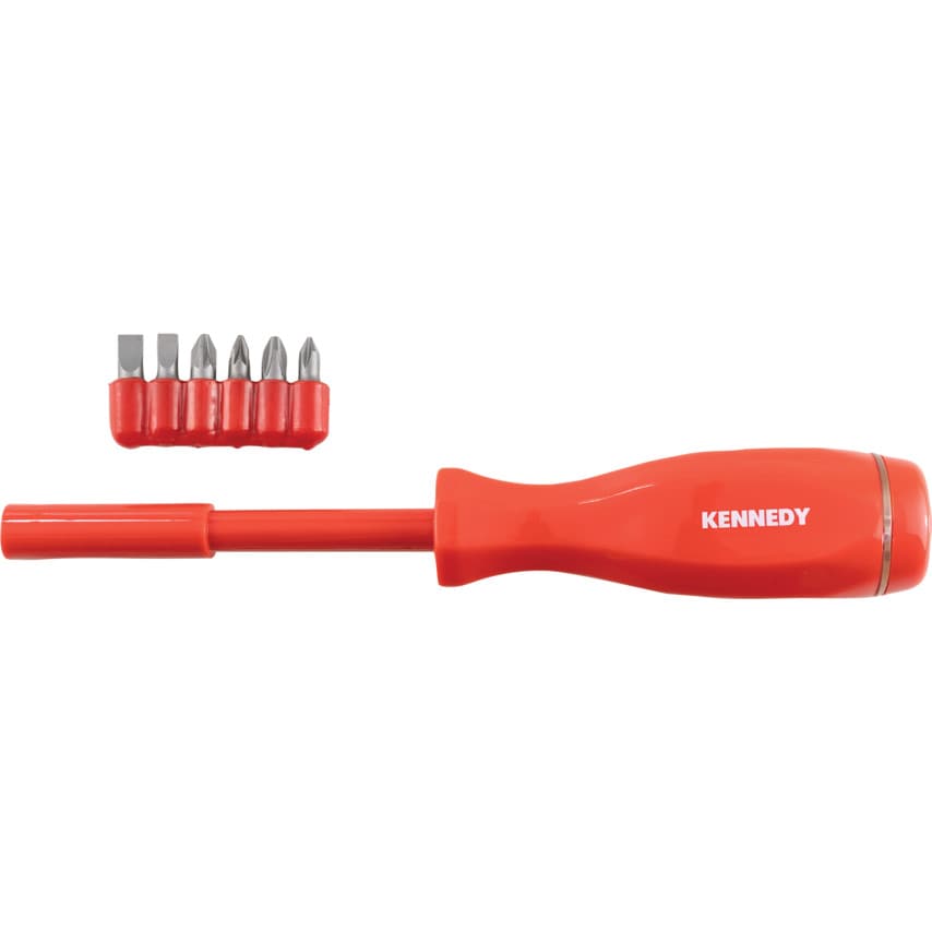 1/4" Hex Bit Driver Set comes with 6 Bits