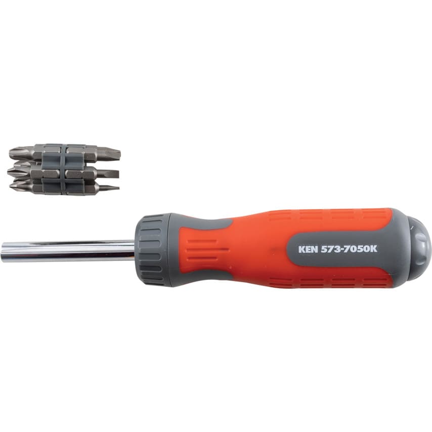 1/4" Hex Bit Ratchet Driver Set comes with 10 Bits