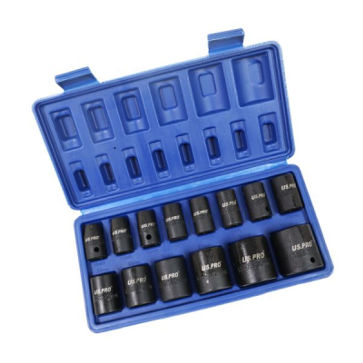 14 Piece 1/2in Dr Shallow Impact Sockets Metric