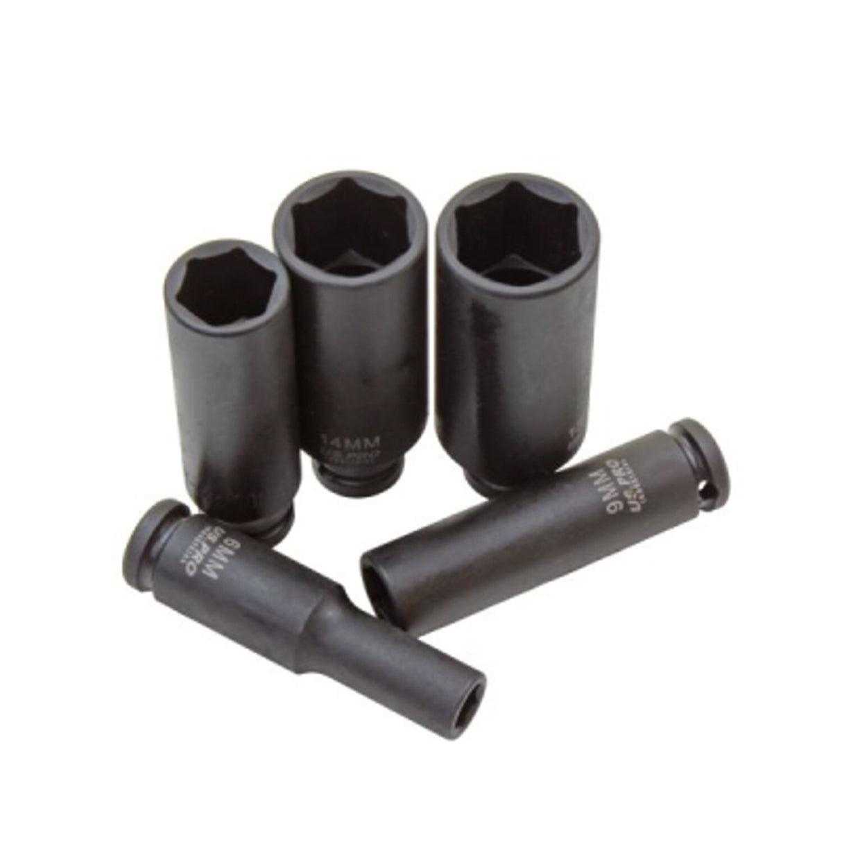 14 Piece 1/4in Dr 6 PT Deep Impact Sockets