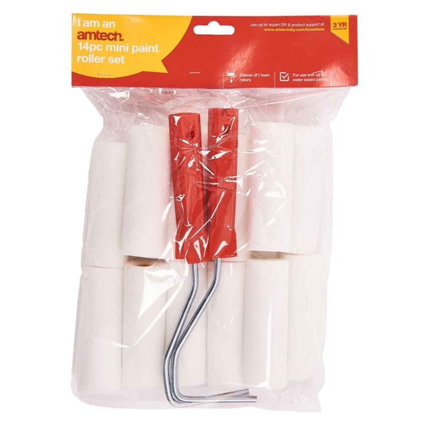 14 Piece Mini Paint Roller Set