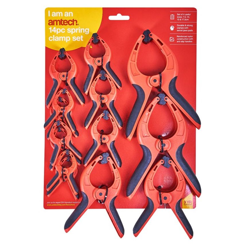 14 Piece Spring Clamp Set