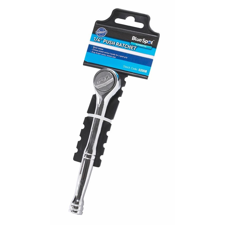 1/4" Quick Release Push Ratchet