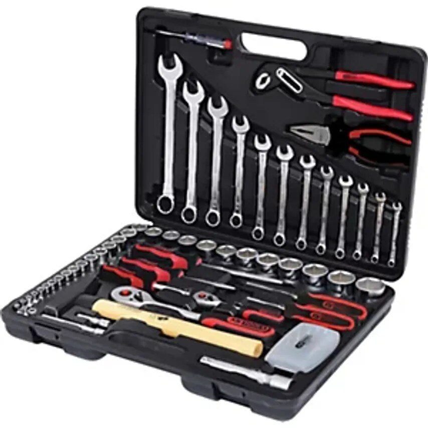 1/4'' + 1/2'' Tool Set 88 Parts Reversible