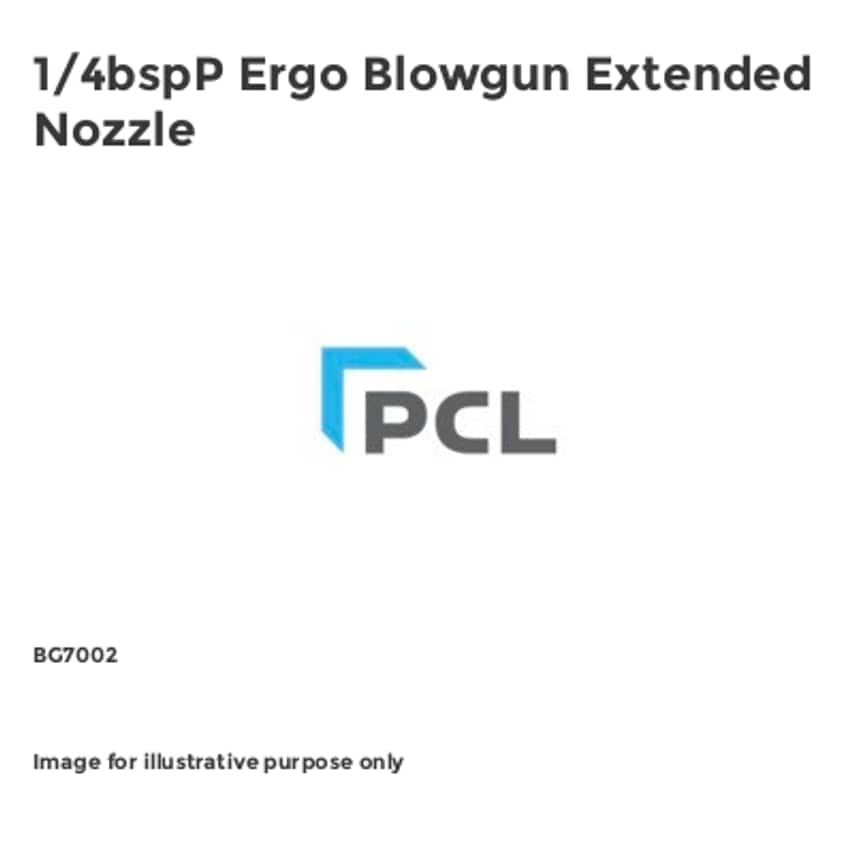 1/4bspP Ergo Blowgun Extended Nozzle BG7002