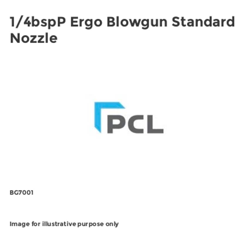 1/4bspP Ergo Blowgun Standard Nozzle BG7001