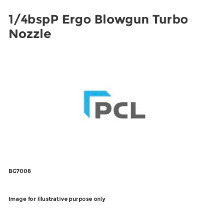 1/4bspP Ergo Blowgun Turbo Nozzle