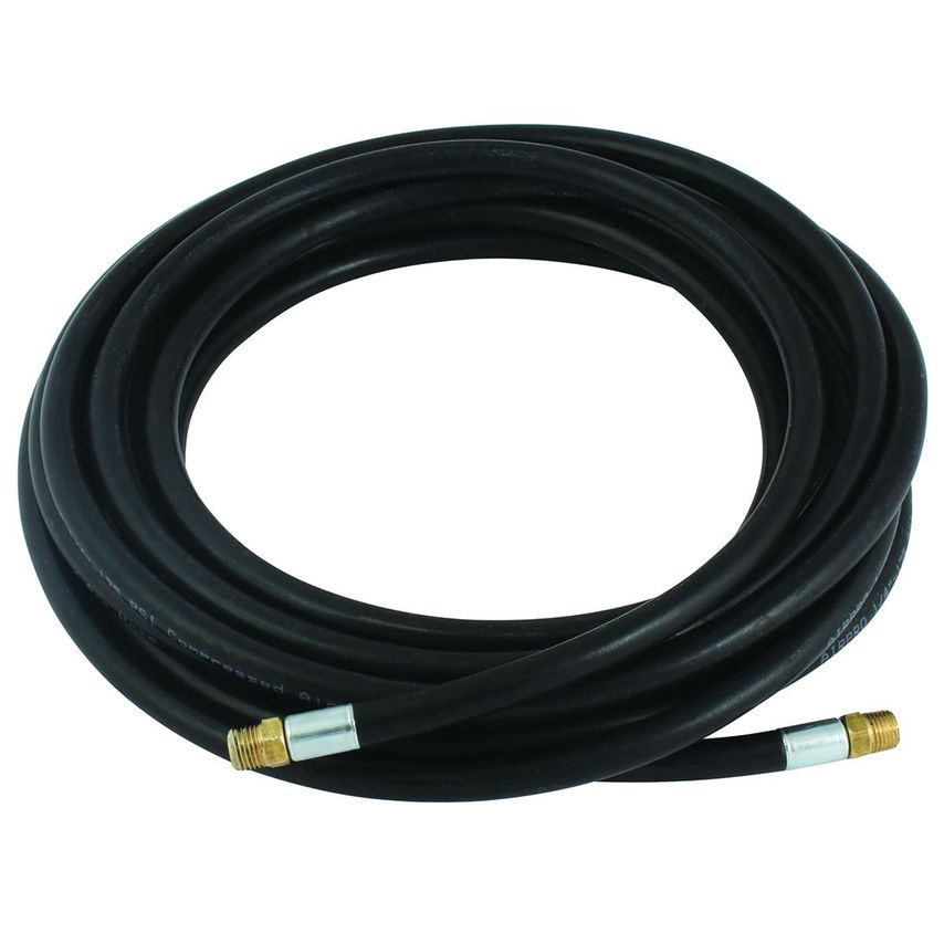 1/4inID x 25' Hose C/w 1/4in BSPT Male End - RUB14-25