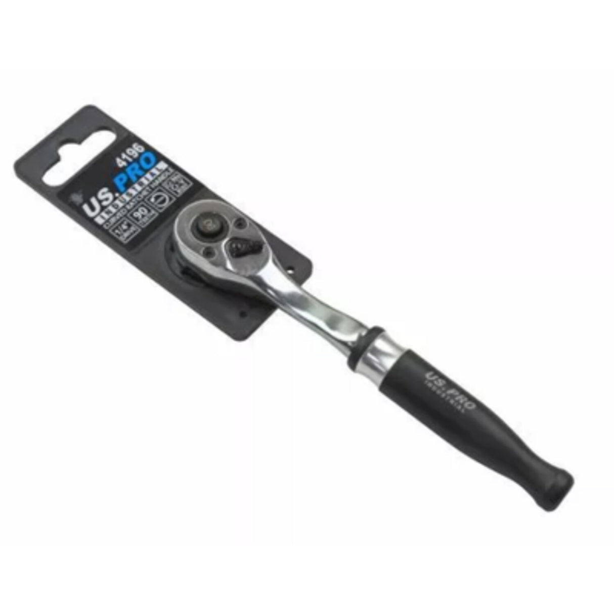 1/4in Dr 90T Ratchet Handle Curved