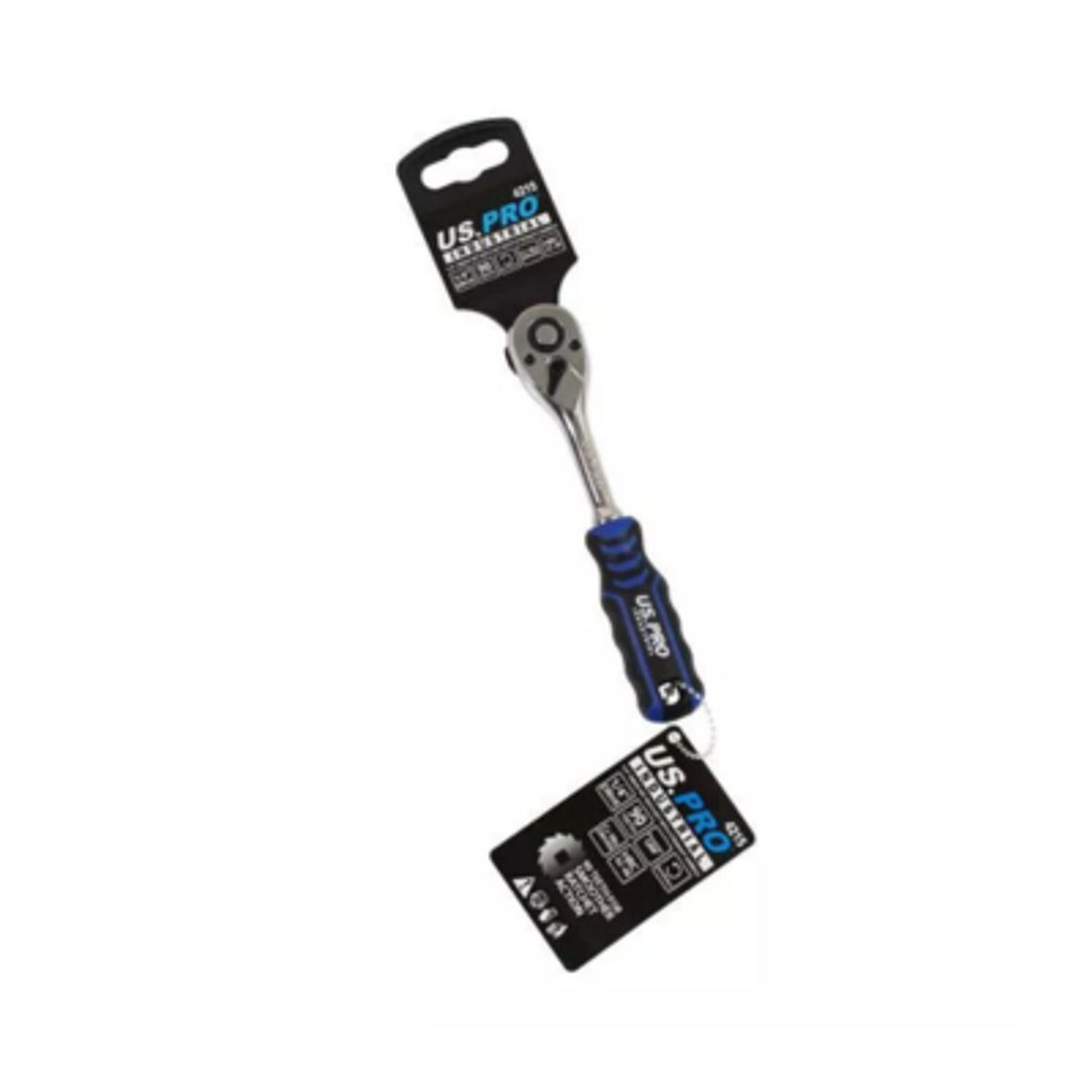 1/4in Dr 90T Ratchet Handle Straight