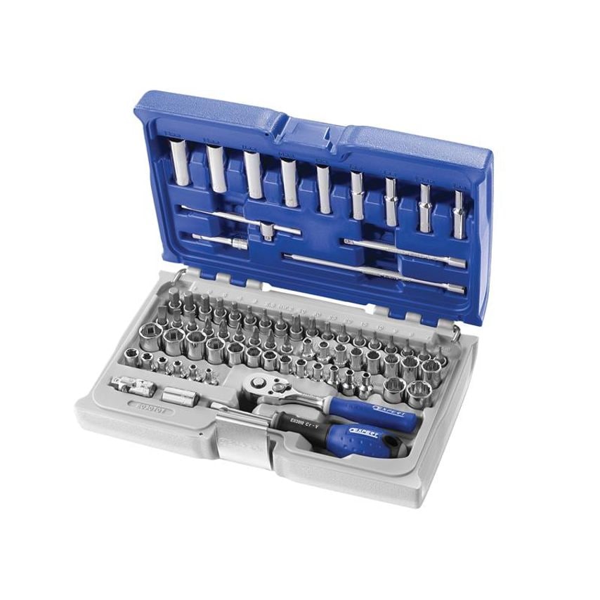 1/4in Drive Socket & Accessory Set, 73 Piece BRIE030707B