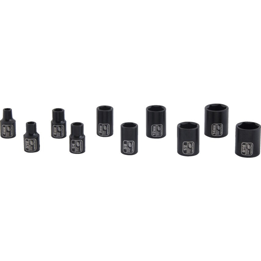 1/4in Universal Sockets Set Cr-Mo Steel (ST-10)