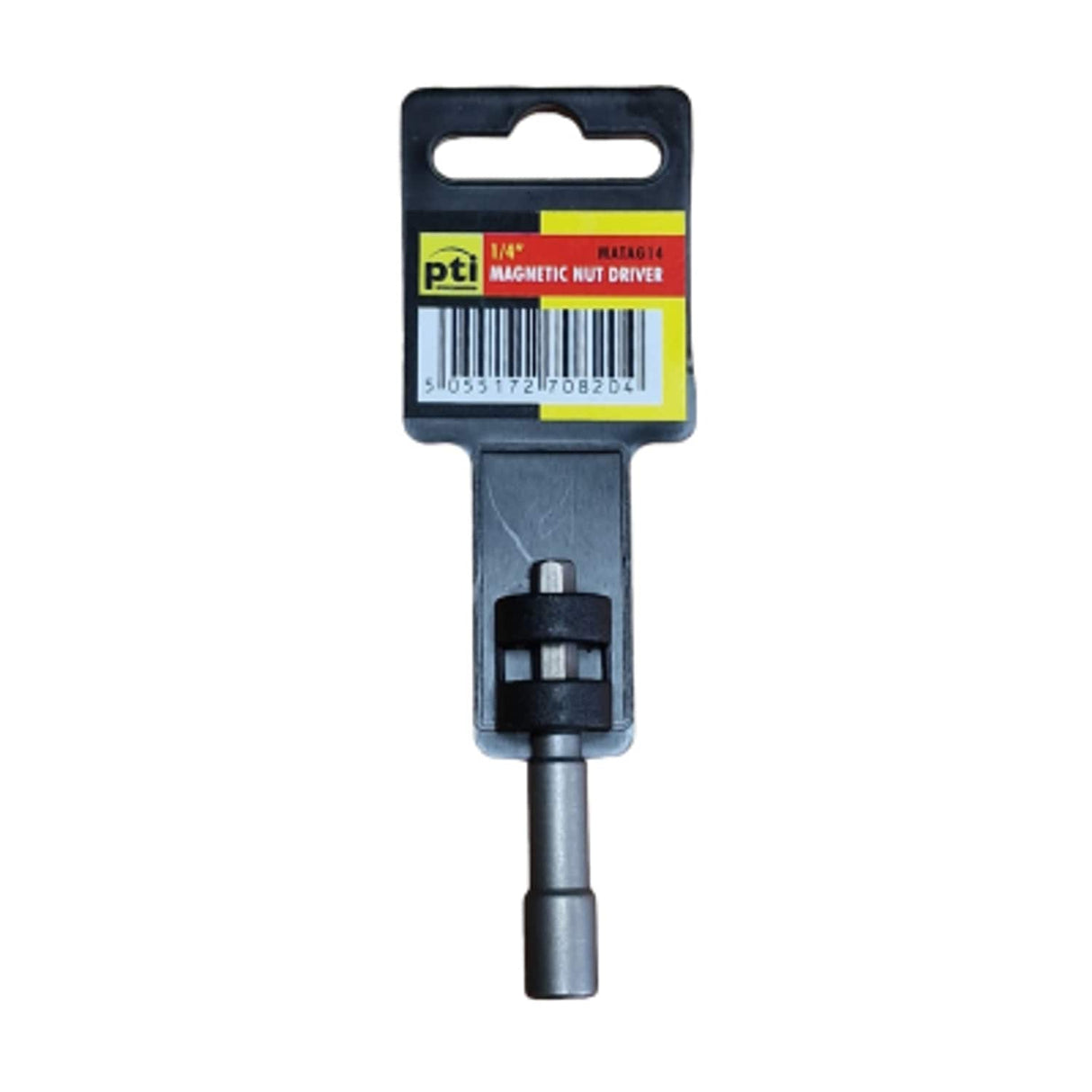 1/4in x 65mm Magnetic Nut Driver with Hanging Tag