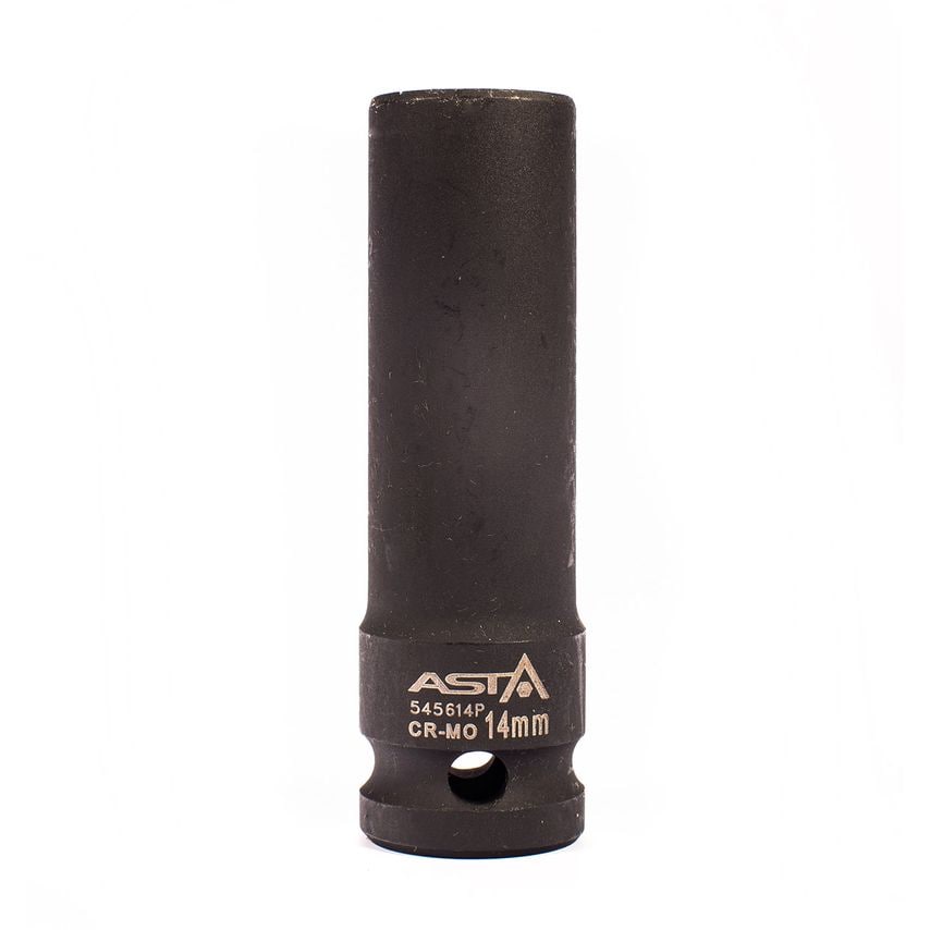 14mm 1/2" Drive Long Impact Socket 12 Point (12PT) Heavy Duty 78mm Length