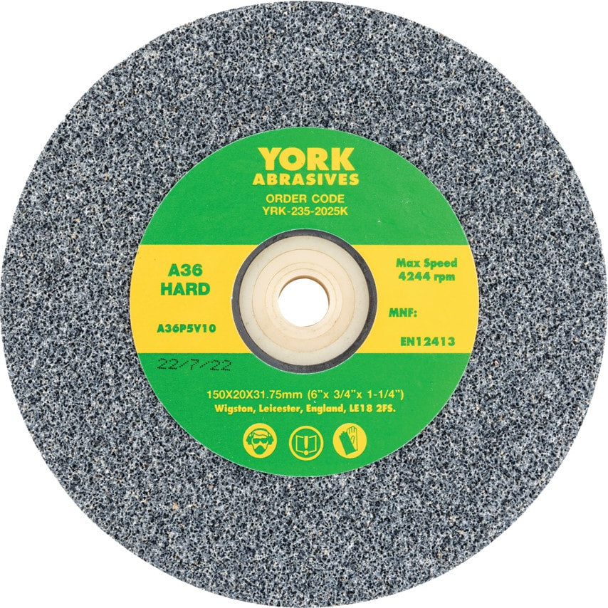 150X20X31.75MM A36PV Hard Aluminium Oxide Bench Grinding Wheel