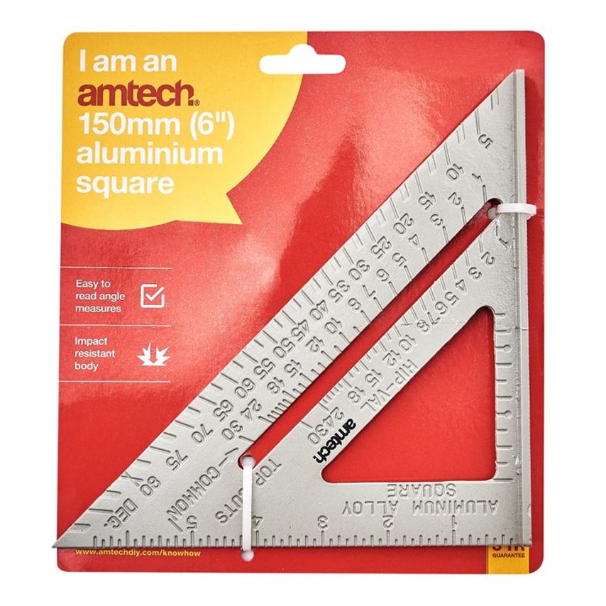 150mm (6") Aluminium Roofer's Square