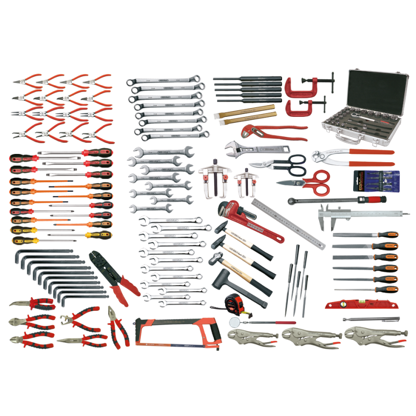 152 Piece Industrial Maintenance Set with Roller Cabinet