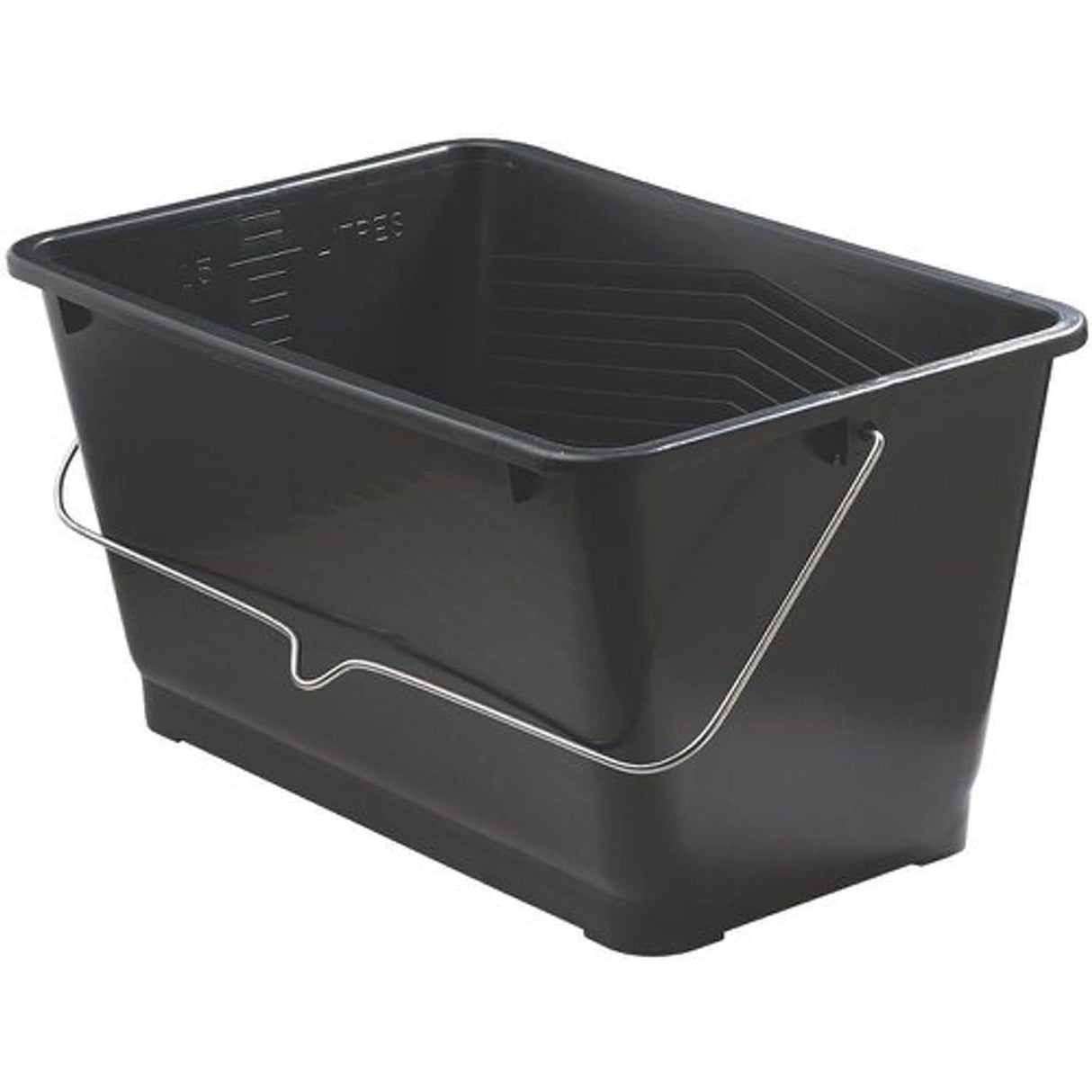 15L (3 Gallon) Large Plastic Paint Scuttle Bucket with Metal Carry Handle