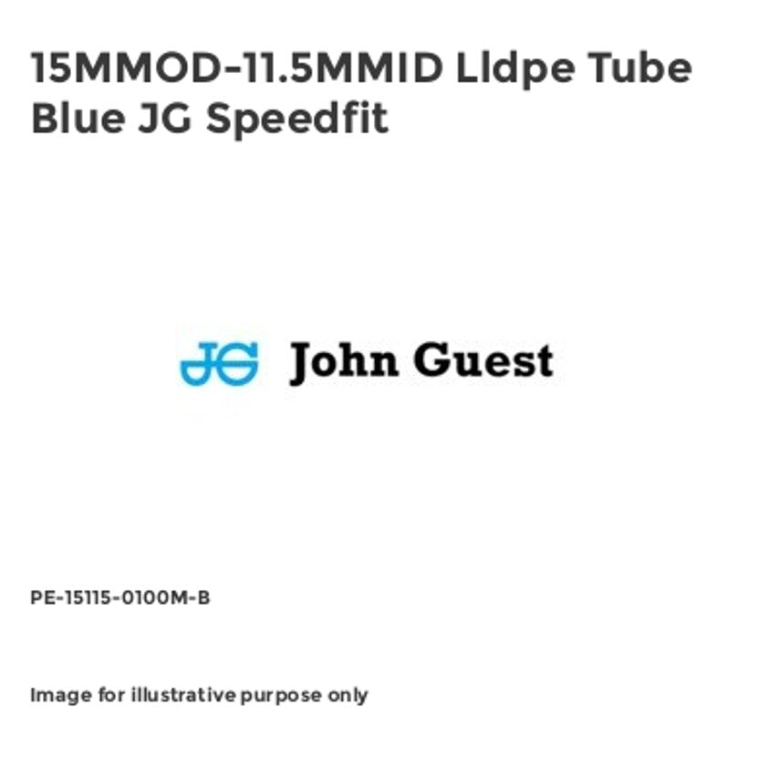 15MMOD-11.5MMID Lldpe Tube Blue JG Speedfit