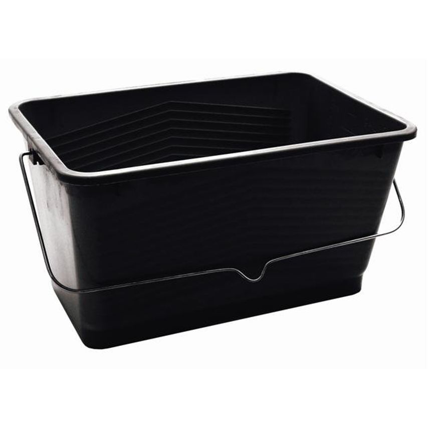 15 Litre Black Plastic Scuttle