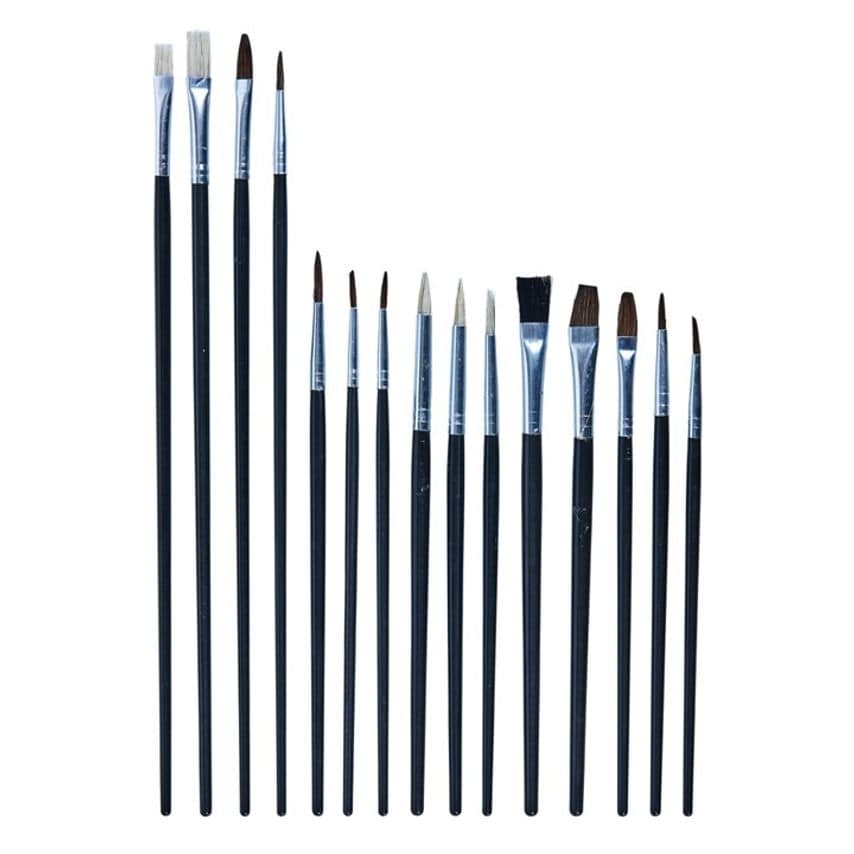 15 Piece Art Brush Set