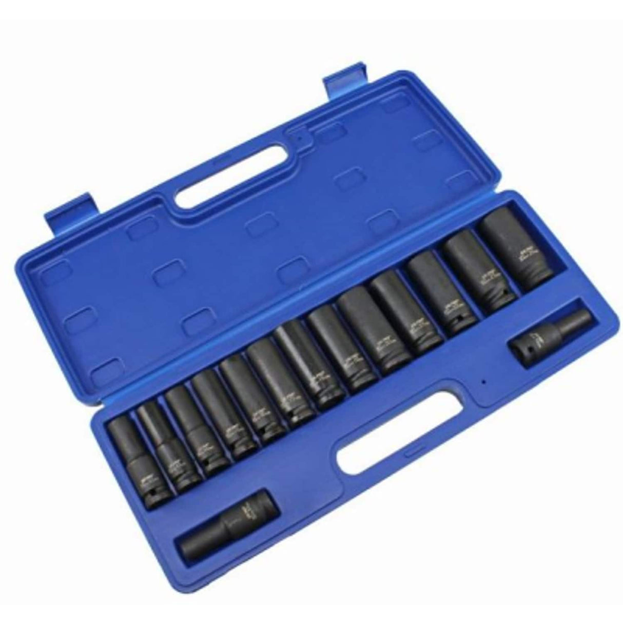 15 Piece Deep Wall Impact Set 10mm - 24mm 1/2in Drive