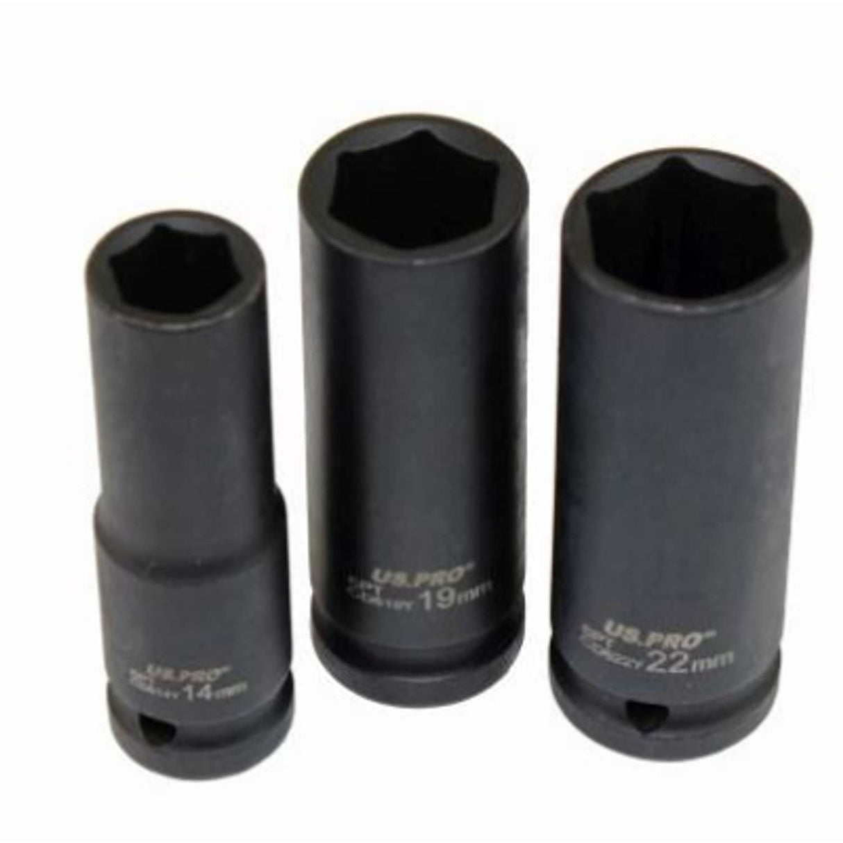 15 Piece Deep Wall Impact Set 10mm - 24mm 1/2in Drive