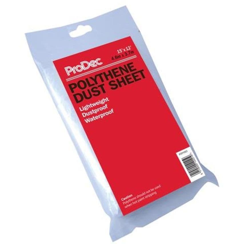 15' X 12' Polythene Dust Sheet