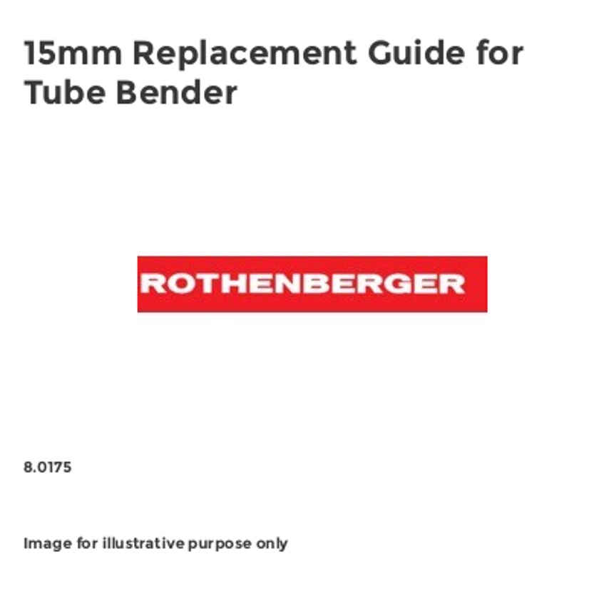 15mm Replacement Guide for Tube Bender 8.0175