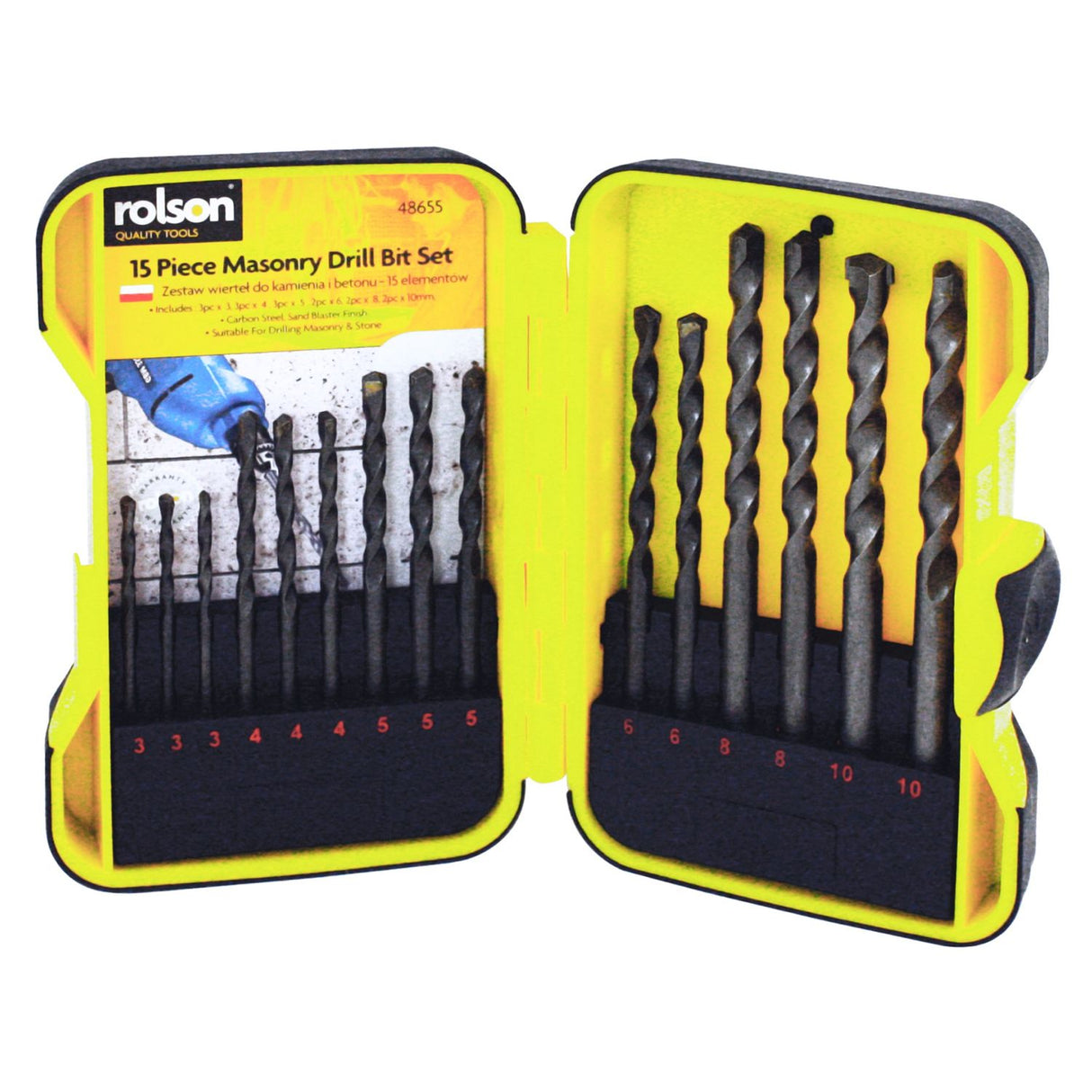 15pc Masonry Drill Set
