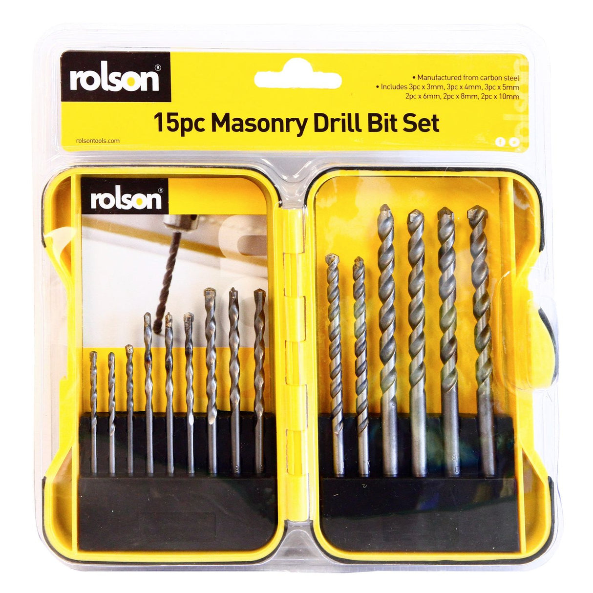 15pc Masonry Drill Set