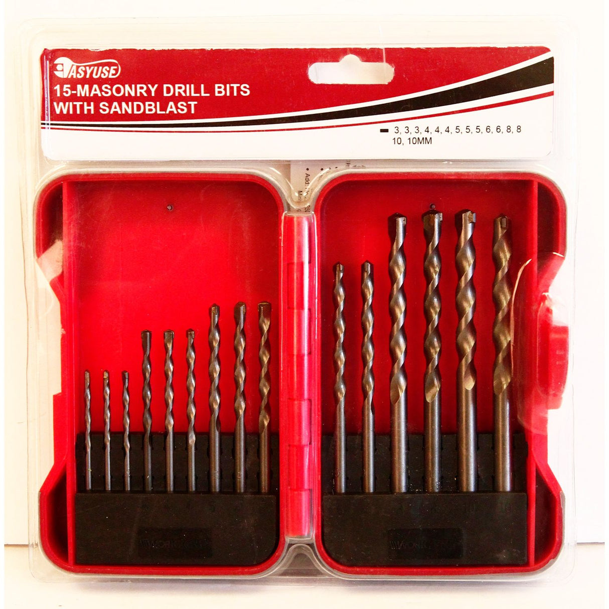 15pc Masonry Drill Set