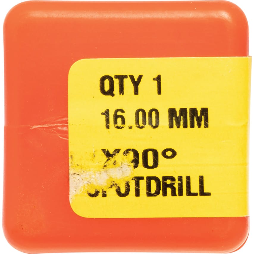 16.00MM 90DEG HSS S/S Spotting Drill