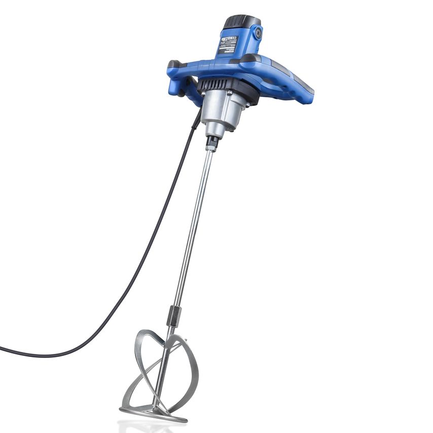 1600W Electric Paddle Mixer with 5 Piece Trowel Set 230v/240v