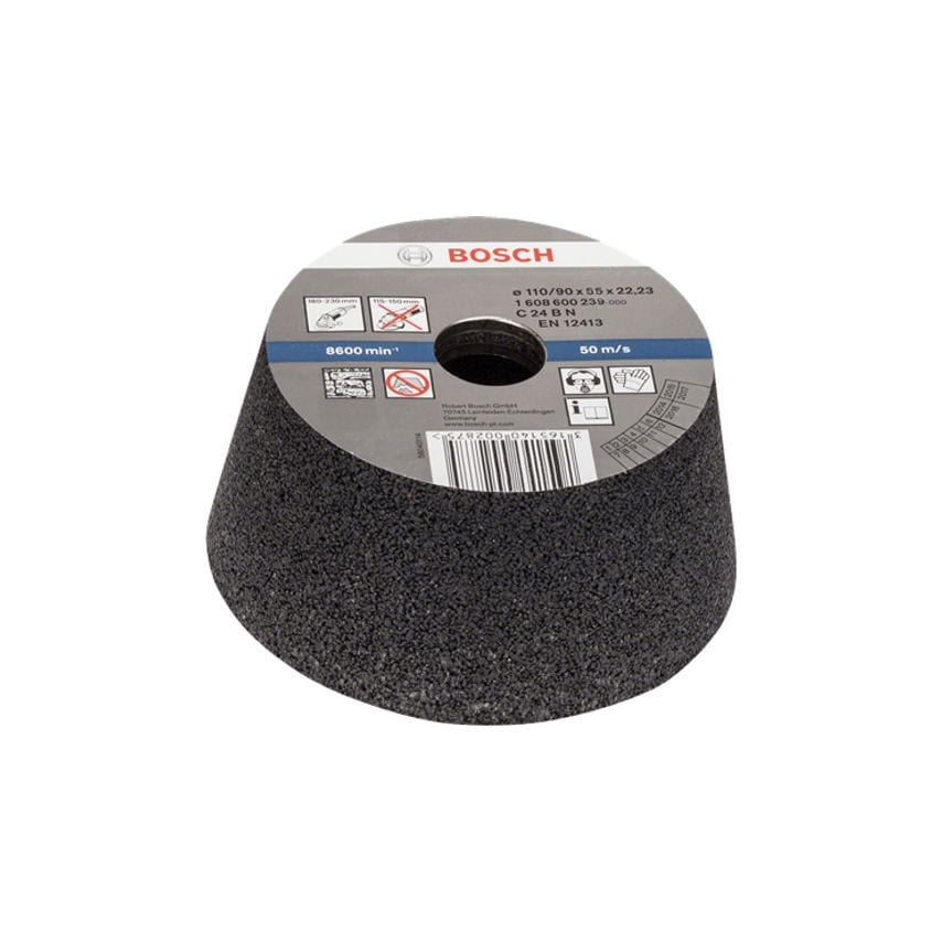 1608600241 90 x 110 x 55mm Conical Cup Wheel 60g