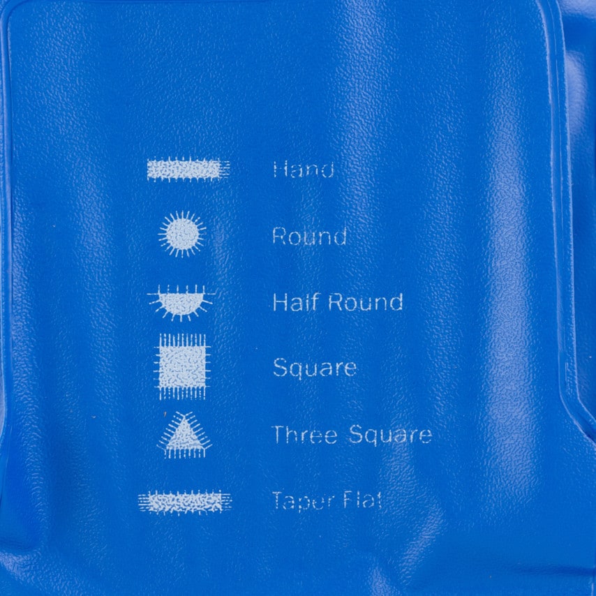 160MM (6.1/2") 6 Piece Second Cut Assorted Needle File Set