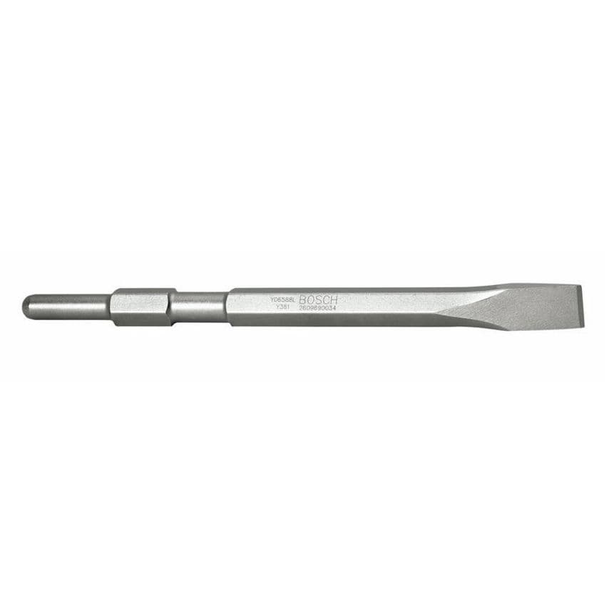 1618630003 400mm Flat Chisel 19mm Hexagon Shank