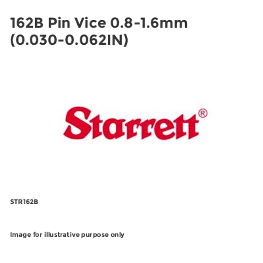 162B Pin Vice 0.8-1.6mm (0.030-0.062IN) STR162B