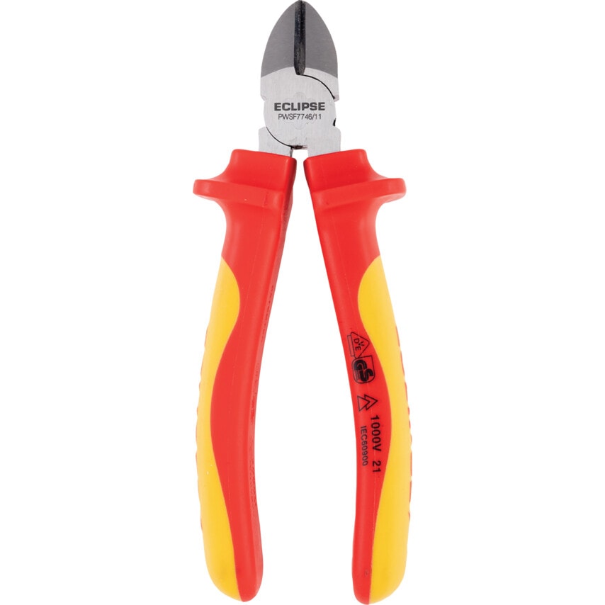 165mm Side Cutters, VDE Handle, 4mm Cutting Capacity