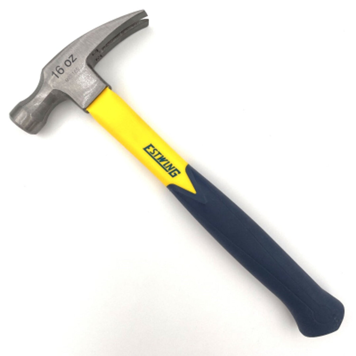16OZ Fibreglass Shaft Sure Strike Straight Claw Nail Hammer EMRF16S