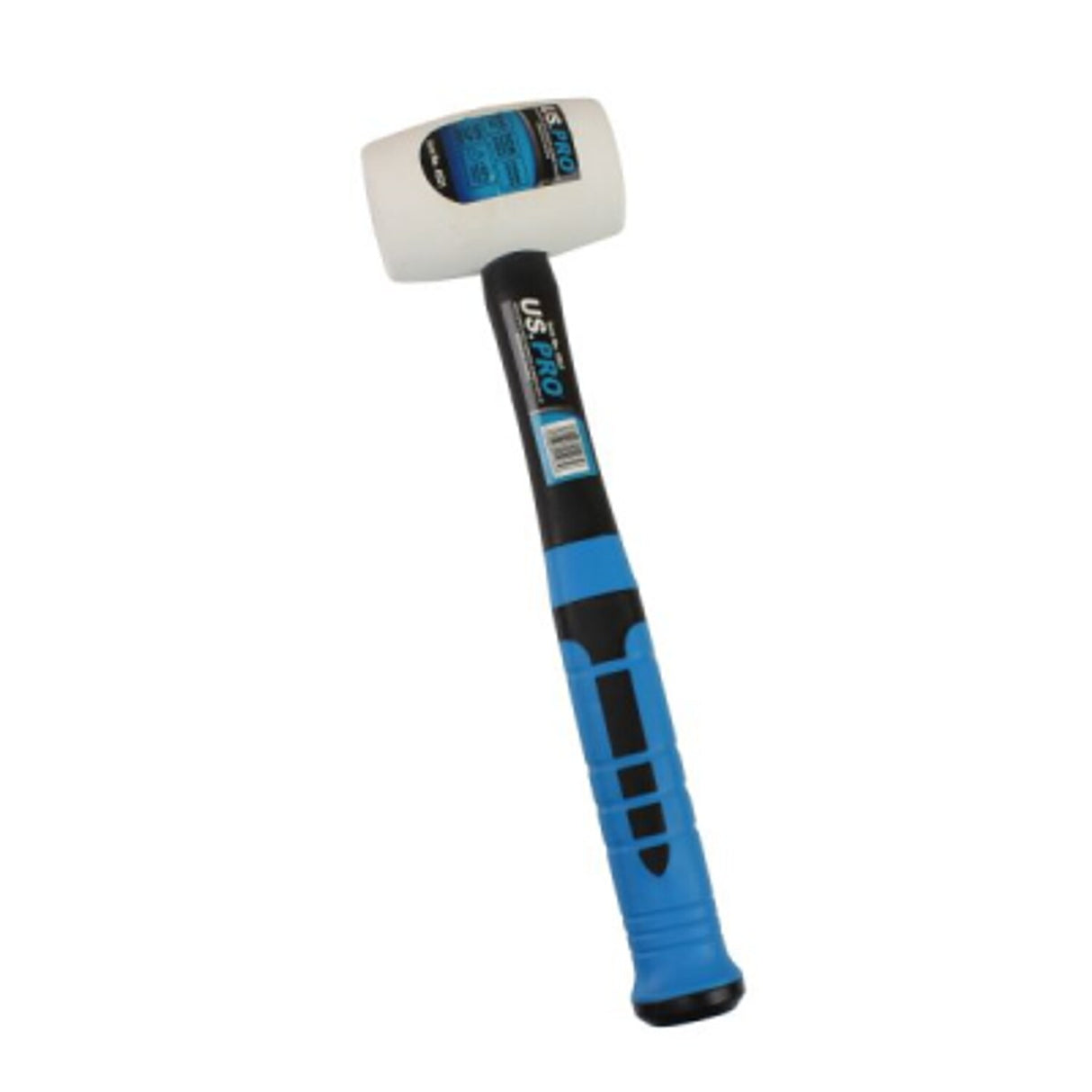 16OZ White Non Marking Rubber Mallet Fibreglass Handle