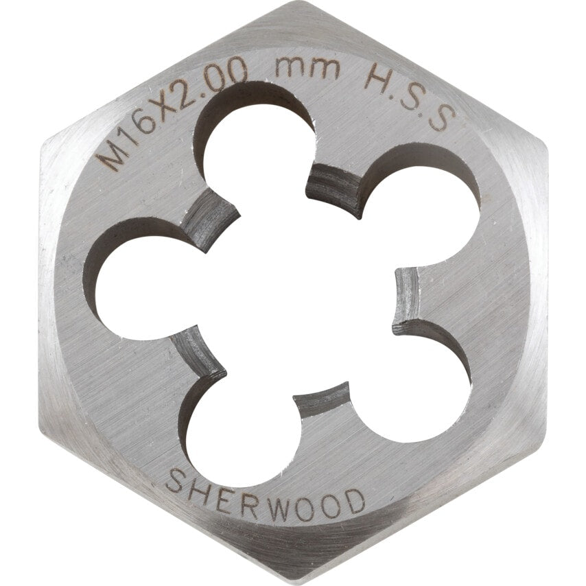 16X2.00MM HSS Hexagon Die Nut