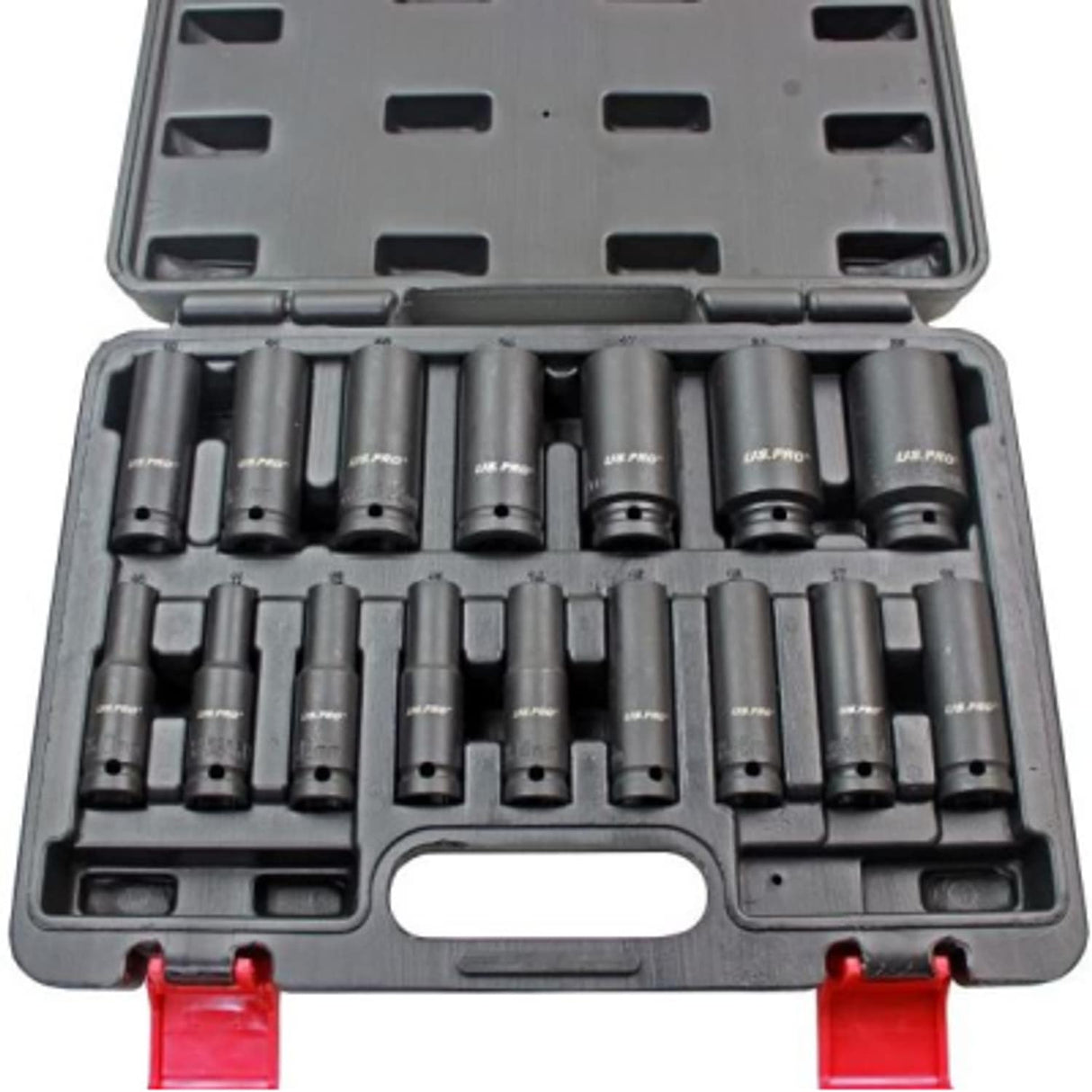 16 Piece Deep Wall Impact Set 10mm - 32mm 1/2in Drive