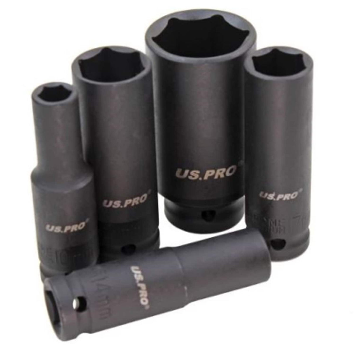 16 Piece Deep Wall Impact Set 10mm - 32mm 1/2in Drive