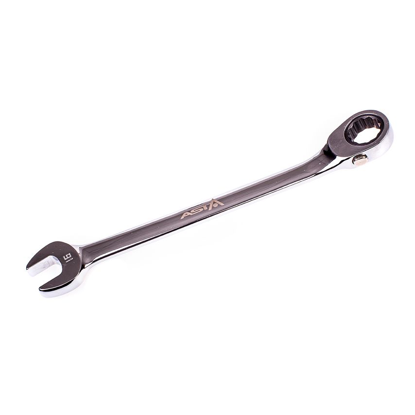 16mm Ratchet Combination Spanner Reversible Metric 72 Teeth 15 Offset