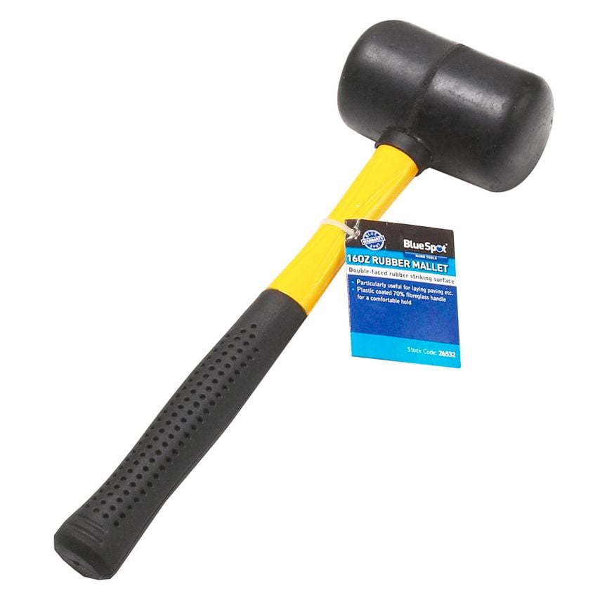 16oz (450G) Fibreglass Rubber Mallet