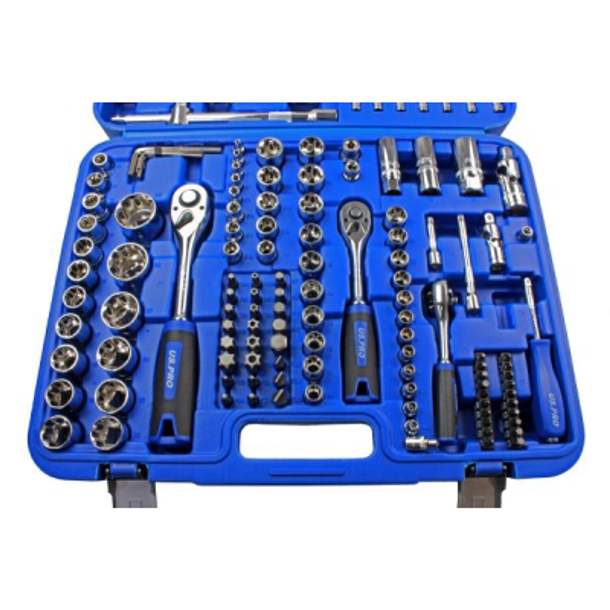 172 Piece Super Lock 1/4in 3/8in 1/2in Drive Metric Socket Set