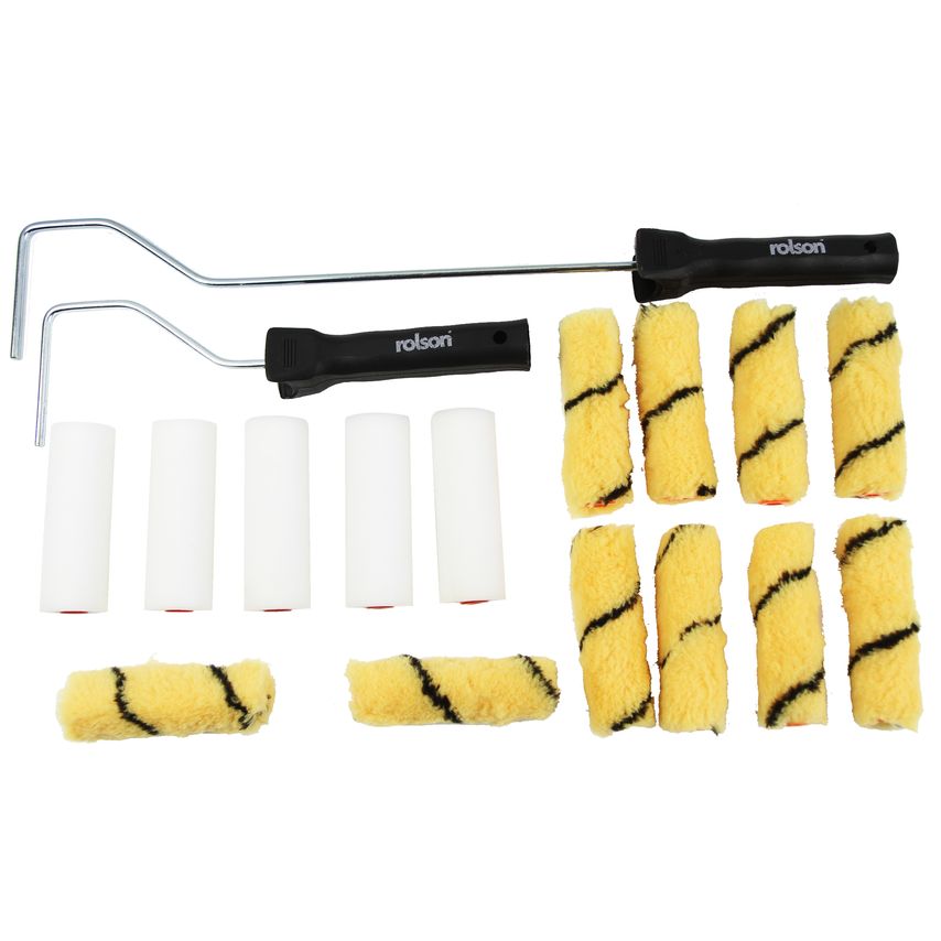 17-Piece Paint Roller & Brush Set