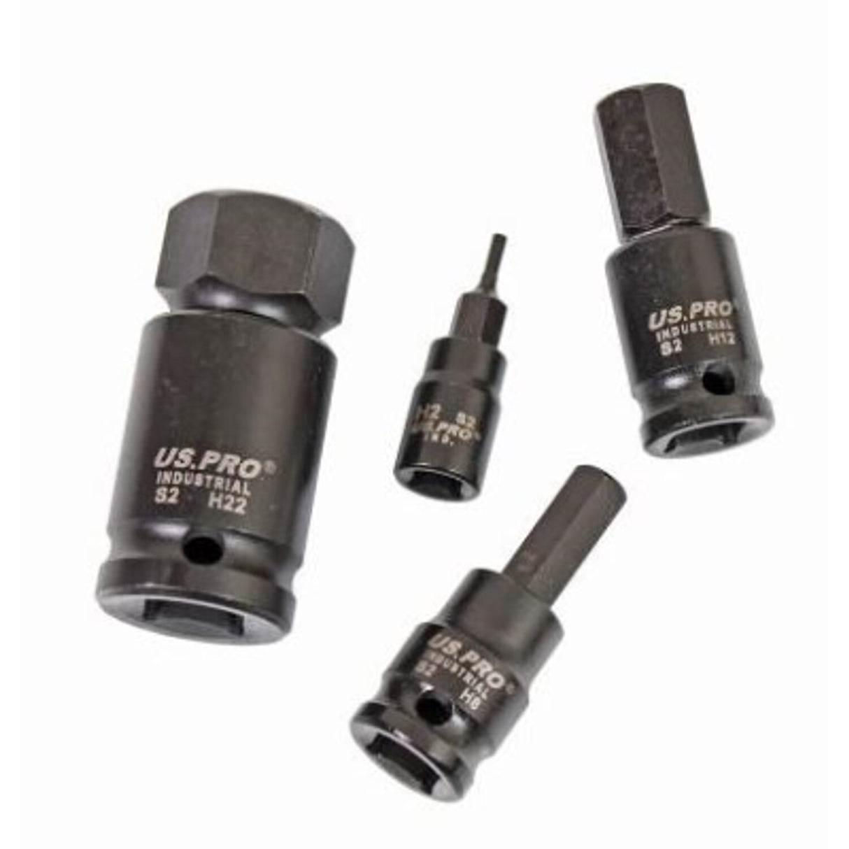 17 Piece Impact Hex Bit Socket Set 1/4in 3/8in 1/2in Drive