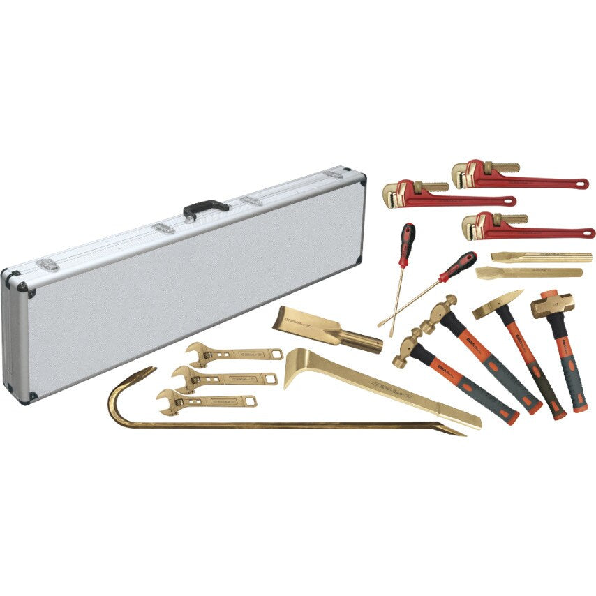 17 Piece Nautical Set Non Sparking Al-Bron